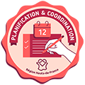 Badge planification conduite projet