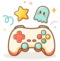 Illustrated game controller icon for the Game Art portfolio